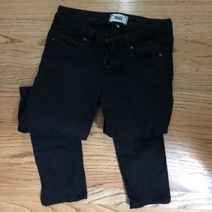 Paige Skyline Skinny black denim